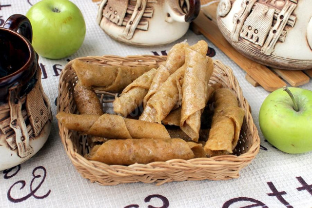 Apple pastille in the oven