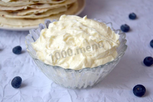 Custard with condensed milk