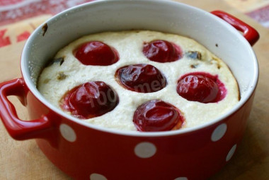 Semolina curd in the oven