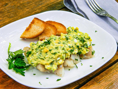 Polish fish with egg