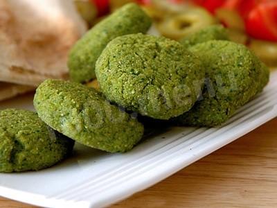 Falafel, baked in the oven