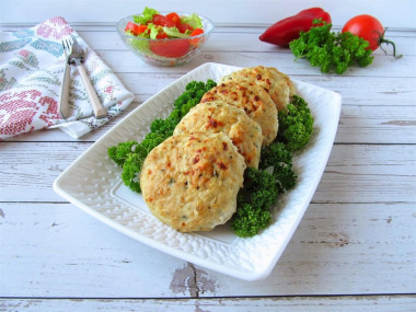 Cutlets with oatmeal