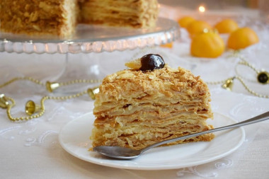 Simple Napoleon cake at home