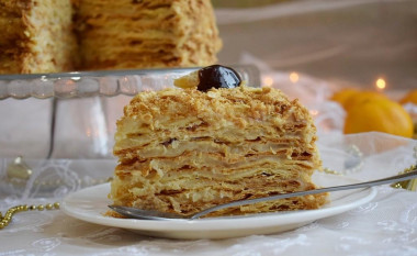 Simple Napoleon cake at home