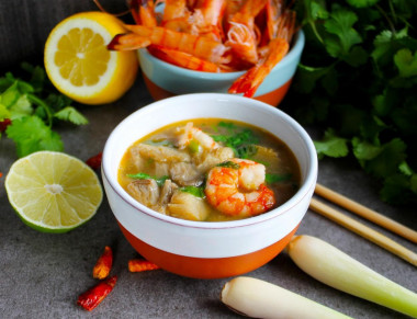 Tom yam classic soup at home