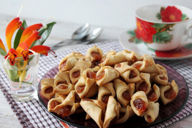 Cookies with jam Minutka shortbread