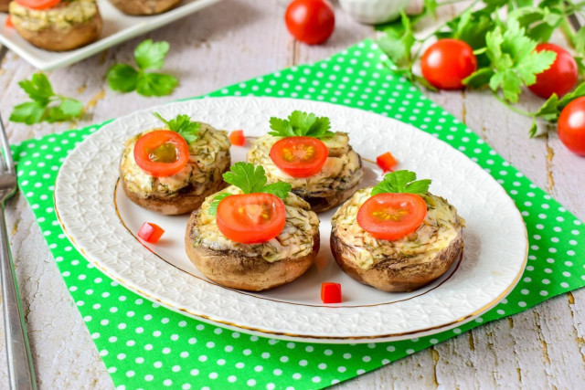 Mushrooms with cream cheese