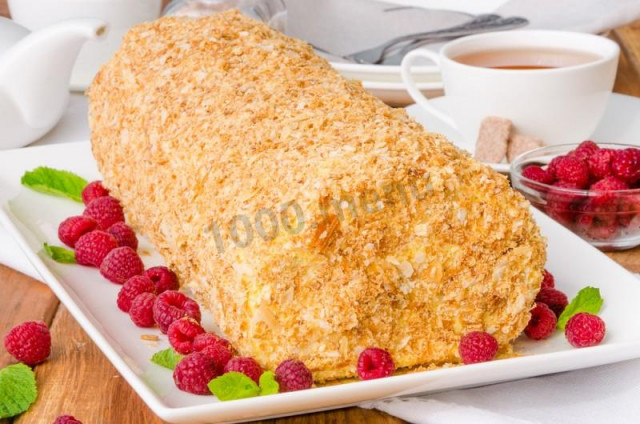 Puff pastry cake