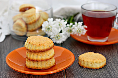 Cottage cheese and sour cream cookies