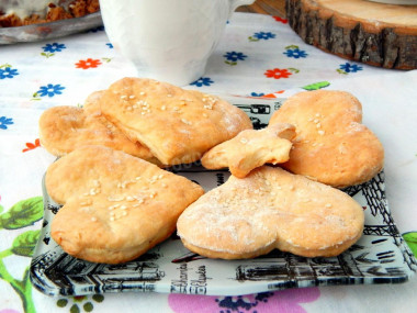 Baked milk cookies