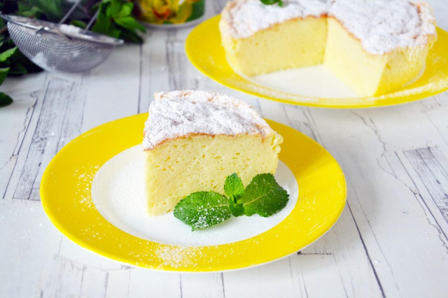 Japanese cotton cheesecake with mascarpone