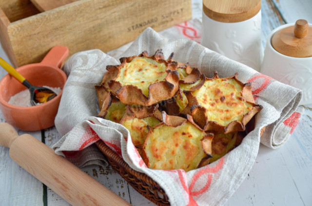 Wickets with rye flour potatoes