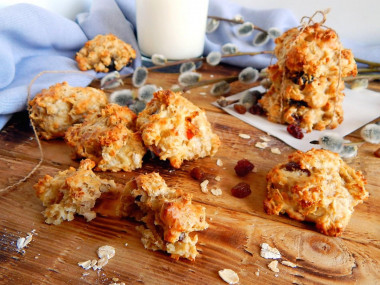 Low-calorie oatmeal cookies