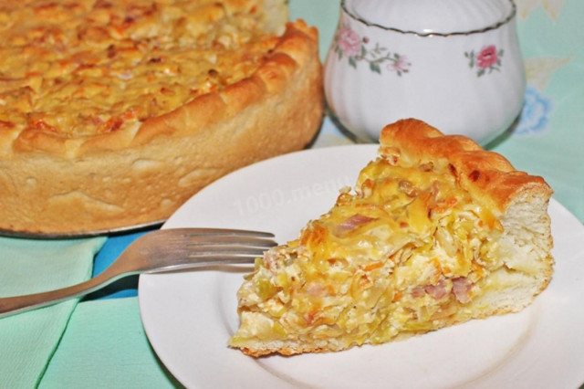 Sauerkraut pie