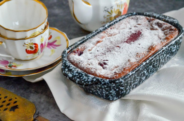 Clafouti with cherries