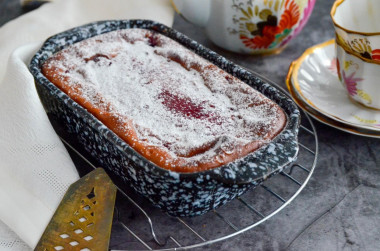 Clafouti with cherries