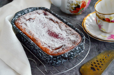 Clafouti with cherries