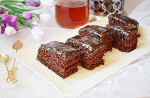 Wet chocolate cake