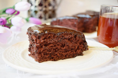 Wet chocolate cake