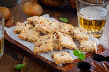 Fried onion cookies