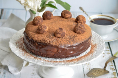 Cake Chocolate truffle