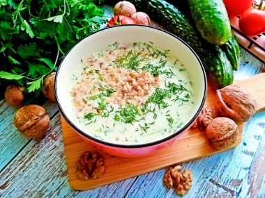 Tarator Bulgarian cold soup