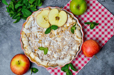 Delicious apple pie tender