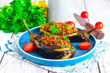 Turkish eggplant with minced meat