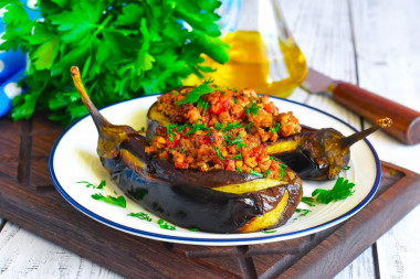 Turkish eggplant with minced meat