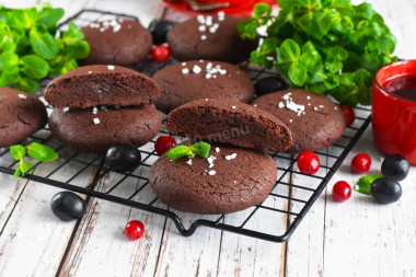 Brownie chocolate chip cookies