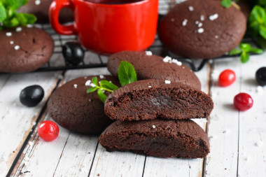 Brownie chocolate chip cookies