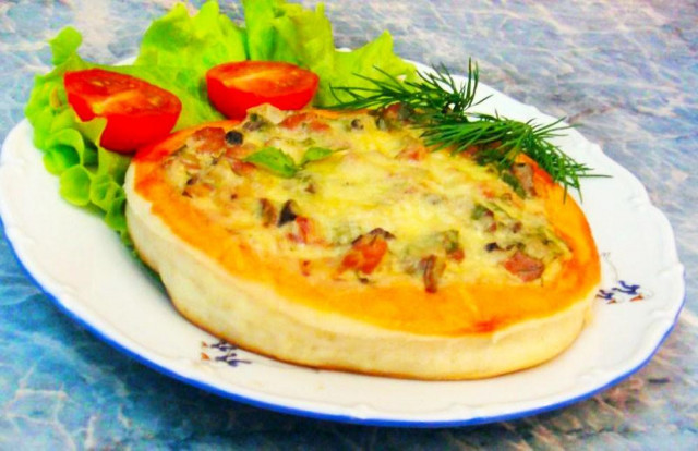 Smazhenka with sausage