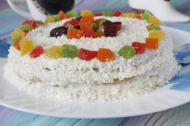 Cottage cheese sour cream cake