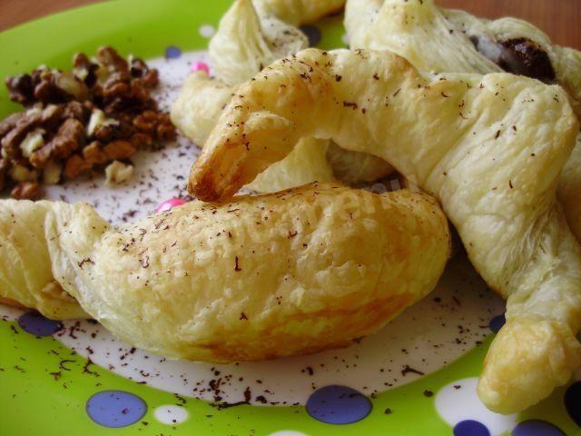 Lean puff pastry bagels