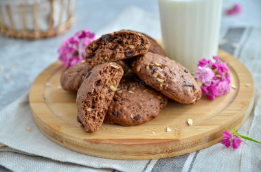 Chocolate oatmeal cookies