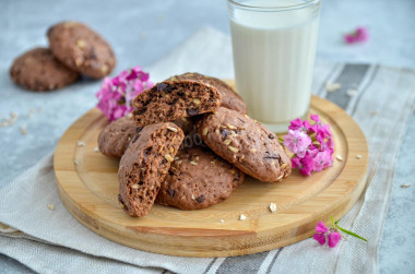 Chocolate oatmeal cookies