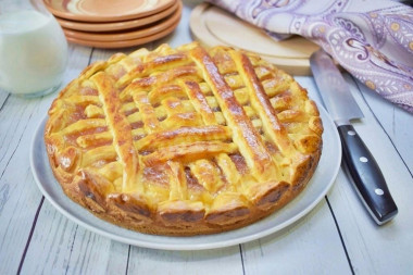 Apple jam pie