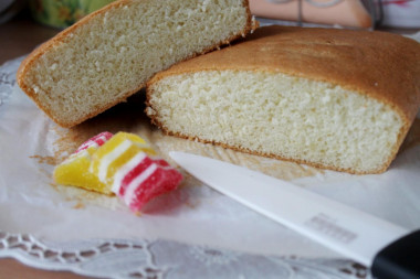 Plain sponge cake