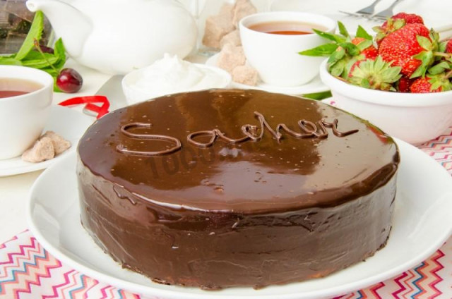 Classic Sacher cake