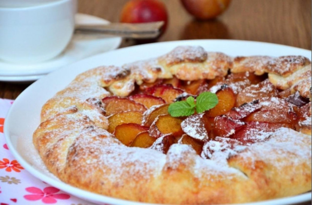 Cottage cheese biscuits with fruits