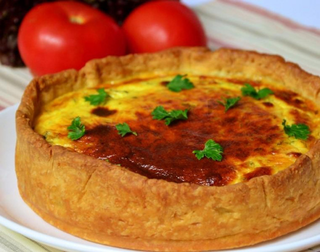 Quiche French onion pie