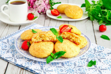 Quick curd cookies