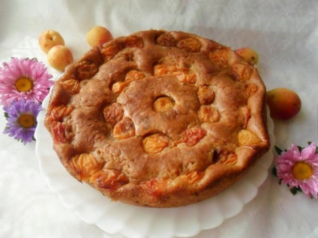 Apricot jam pie