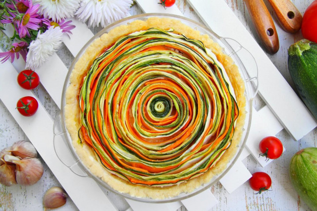 Italian Vegetable Pie Spiral