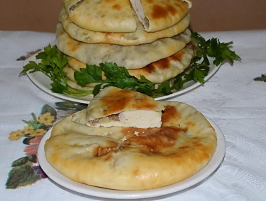 Khachapuri with meat