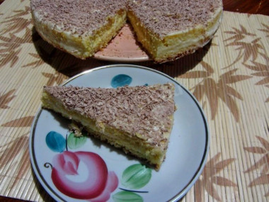 Cornmeal sponge cake