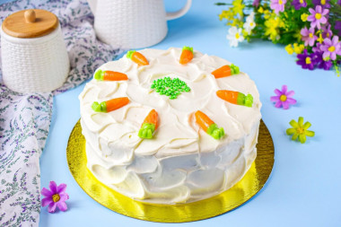 Carrot and cheese cake