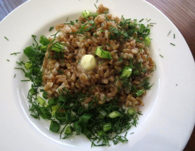 Spelt porridge