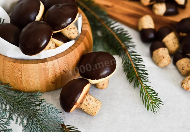 Chocolate Cookies mushrooms