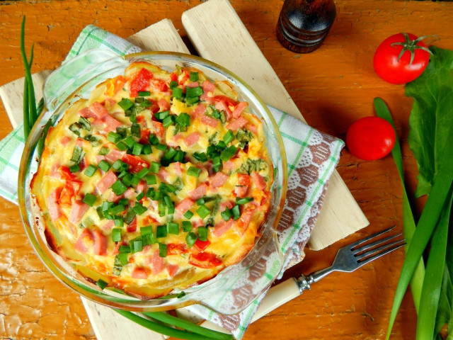 Potato quiche